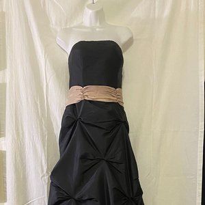 Bill Levkoff Black Ballgown Formal Dress Strapless